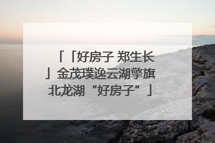 「好房子 郑生长」金茂璞逸云湖擎旗北龙湖“好房子”