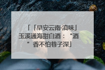 「早安云南·滇味」玉溪通海甜白酒：“酒”香不怕巷子深