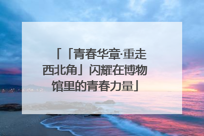「青春华章·重走西北角」闪耀在博物馆里的青春力量