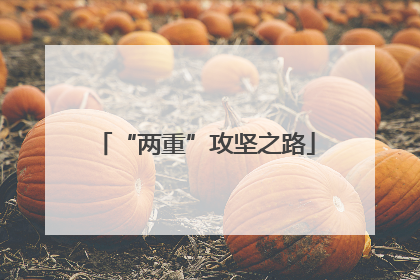 “两重”攻坚之路