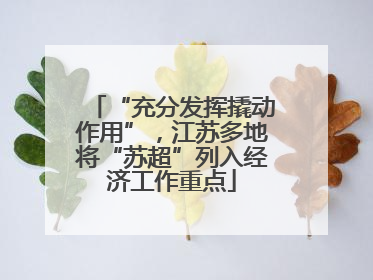 “充分发挥撬动作用”，江苏多地将“苏超”列入经济工作重点