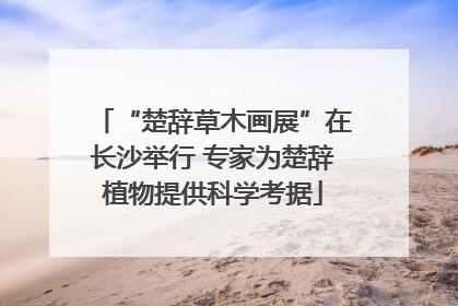 “楚辞草木画展”在长沙举行 专家为楚辞植物提供科学考据