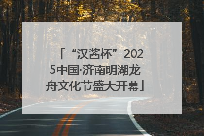 “汉酱杯”2025中国·济南明湖龙舟文化节盛大开幕