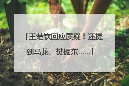 王楚钦回应质疑！还提到马龙、樊振东……