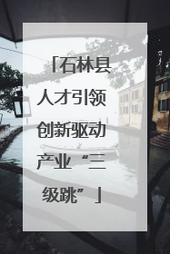 石林县人才引领创新驱动产业“三级跳”