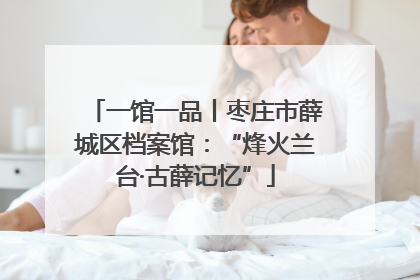 一馆一品丨枣庄市薛城区档案馆：“烽火兰台·古薛记忆”