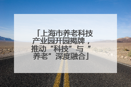 上海市养老科技产业园开园揭牌，推动“科技”与“养老”深度融合