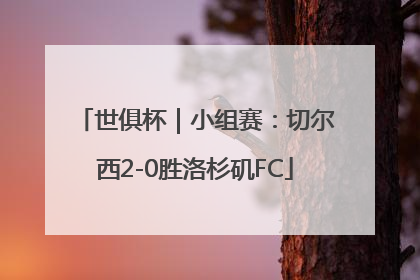 世俱杯｜小组赛：切尔西2-0胜洛杉矶FC