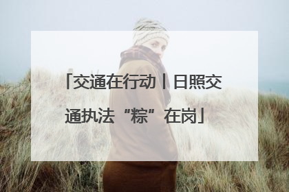 交通在行动丨日照交通执法“粽”在岗