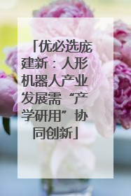 优必选庞建新：人形机器人产业发展需“产学研用”协同创新