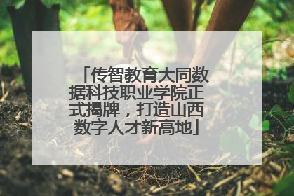 传智教育大同数据科技职业学院正式揭牌，打造山西数字人才新高地