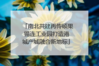 南北共建再传硕果 锡连工业园打造港城产城融合新地标