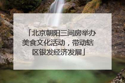 北京朝阳三间房举办美食文化活动，带动辖区银发经济发展