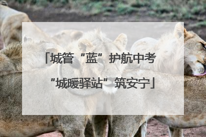 城管“蓝”护航中考 “城暖驿站”筑安宁
