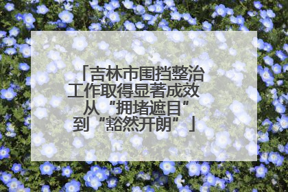 吉林市围挡整治工作取得显著成效 从“拥堵遮目”到“豁然开朗”