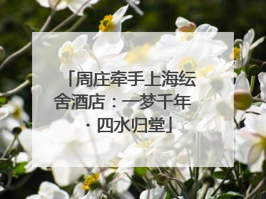 周庄牵手上海纭舍酒店：一梦千年・四水归堂