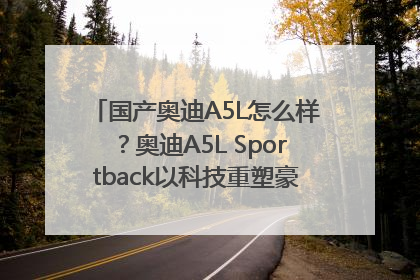 国产奥迪A5L怎么样？奥迪A5L Sportback以科技重塑豪华运动轿车市场格局