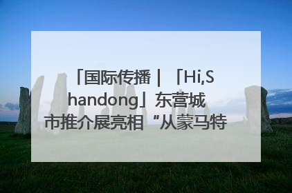 国际传播｜「Hi,Shandong」东营城市推介展亮相“从蒙马特到加里波第”文化节