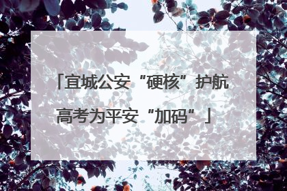 宜城公安“硬核”护航高考为平安“加码”