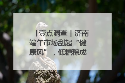 壹点调查｜济南端午市场刮起“健康风”，低糖粽成消费者“新宠”