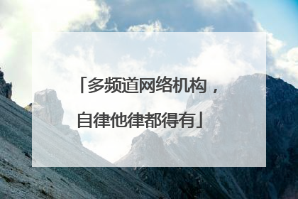多频道网络机构，自律他律都得有