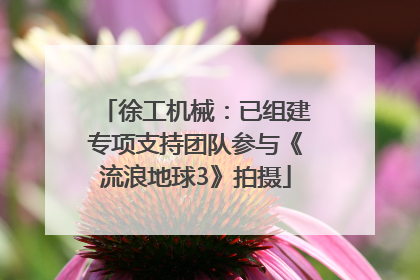 徐工机械：已组建专项支持团队参与《流浪地球3》拍摄