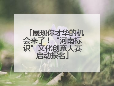 展现你才华的机会来了！“河南标识”文化创意大赛启动报名
