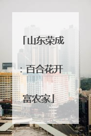 山东荣成：百合花开富农家