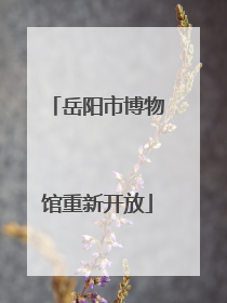 岳阳市博物馆重新开放