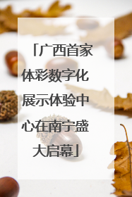 广西首家体彩数字化展示体验中心在南宁盛大启幕