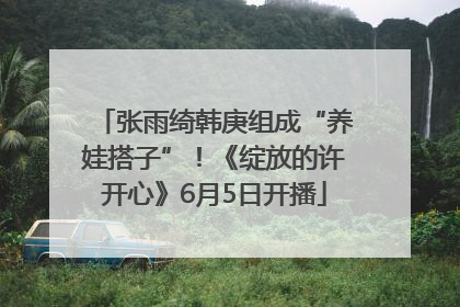 张雨绮韩庚组成“养娃搭子”！《绽放的许开心》6月5日开播