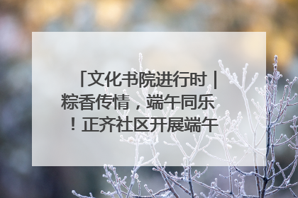 文化书院进行时｜粽香传情，端午同乐！正齐社区开展端午包粽子大赛