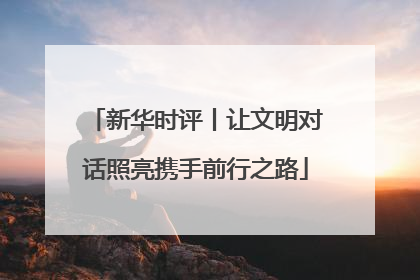 新华时评丨让文明对话照亮携手前行之路