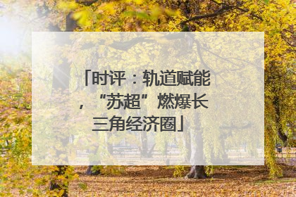 时评：轨道赋能，“苏超”燃爆长三角经济圈