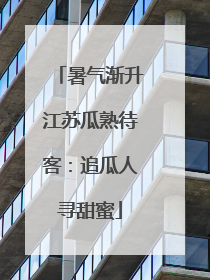 暑气渐升江苏瓜熟待客：追瓜人寻甜蜜