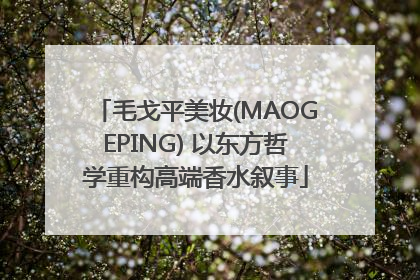 毛戈平美妆(MAOGEPING) 以东方哲学重构高端香水叙事