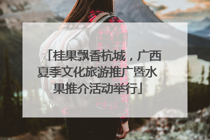 桂果飘香杭城，广西夏季文化旅游推广暨水果推介活动举行