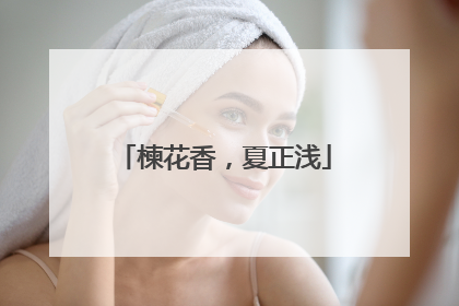 楝花香，夏正浅