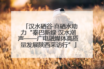 汉水硒谷·真硒水助力“秦巴新绿 汉水潮声——广电融媒体高质量发展陕西采访行”