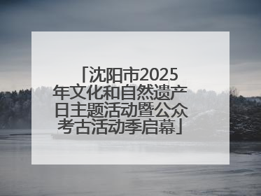 沈阳市2025年文化和自然遗产日主题活动暨公众考古活动季启幕
