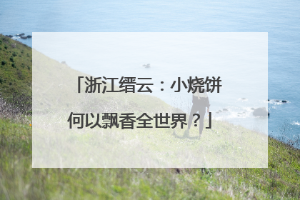 浙江缙云：小烧饼何以飘香全世界？