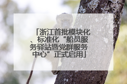 浙江首批模块化、标准化“船员服务驿站暨党群服务中心”正式启用