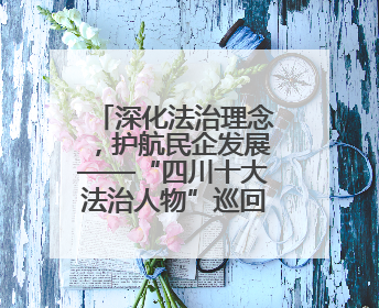 深化法治理念，护航民企发展——“四川十大法治人物”巡回宣讲走进宜宾