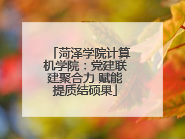 菏泽学院计算机学院：党建联建聚合力 赋能提质结硕果