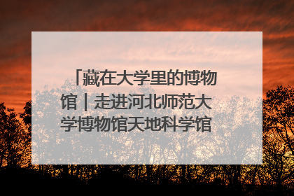 藏在大学里的博物馆｜走进河北师范大学博物馆天地科学馆：在校园里赴一场“宇宙之约”