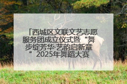 西城区文联文艺志愿服务团成立仪式暨“舞步绽芳华·艺韵启新章”2025年舞蹈大赛展演圆满举办