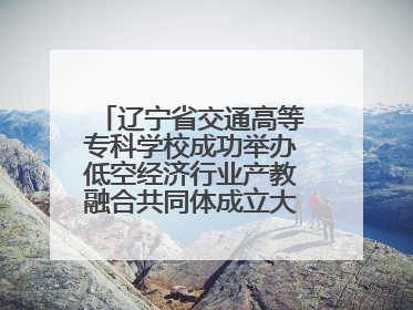 辽宁省交通高等专科学校成功举办低空经济行业产教融合共同体成立大会暨共建低空经济产教融合新生态论坛