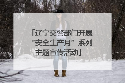 辽宁交警部门开展“安全生产月”系列主题宣传活动