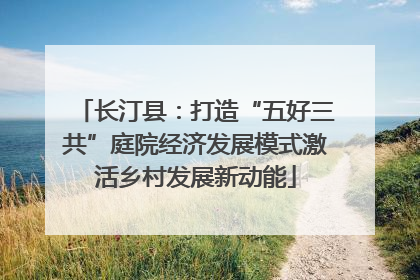 长汀县：打造“五好三共”庭院经济发展模式激活乡村发展新动能