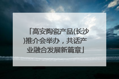 高安陶瓷产品(长沙)推介会举办，共话产业融合发展新篇章